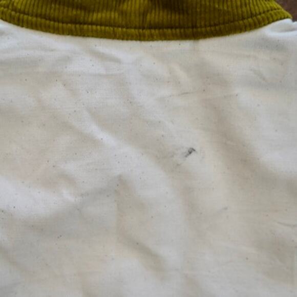 Tory Burch Cadyn Barn Jacket Natural Canvas Tone Toggle Button Womens Size 8 - Picture 8 of 10